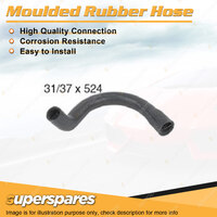 Superspares Bottom Hose Length 524mm Inside Diameter 31mm Bell ID 37mm