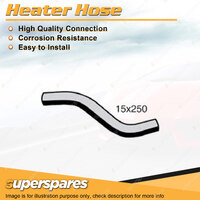 Superspares Heater Hose Rubber Hose Length 250mm Inside Diameter 15mm