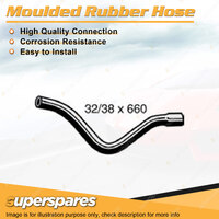 Superspares Top Hose Length 660mm Inside Diameter 32mm Bell ID 38mm