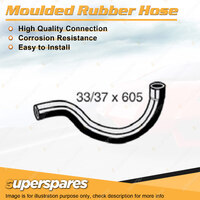 Superspares Bottom Hose Length 605mm Inside Diameter 33mm Bell ID 37mm