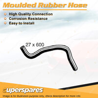 Superspares Bottom Hose Rubber Hose Length 600mm Inside Diameter 27mm