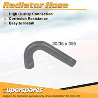 Superspares Upper Radiator Hose Length 355mm Inside Diameter 30mm Bell ID 35mm