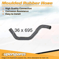 Superspares Bottom Hose Rubber Hose Length 695mm Inside Diameter 36mm