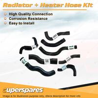 Radiator + Heater Hose Kit for Holden Rodeo TF TFG7 2.8L 4 cyl 8V 4JB1-T 97-03