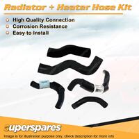 Superspares Radiator + Heater Hose Kit for Holden Rodeo TF 3.0L 4JH1T 2002-2003