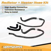 Superspares Radiator + Heater Hose Kit for Jeep Wrangler TJ 4.0L ERH 6 cyl 00-07