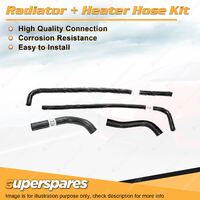 Radiator + Heater Hose Kit for Holden Commodore VH 3.3L L14 Carb 202 1981-1984