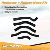 Superspares Radiator + Heater Hose Kit for Mitsubishi Triton ML 3.2L 4M41T 06-09