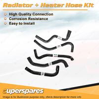 Superspares Radiator + Heater Hose Kit for Holden Commodore VY Berlina Crewman