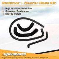 Radiator & Heater Hose Kit for Holden HK HK 2.6L 8 cyl Carb 161ci 1968-1969