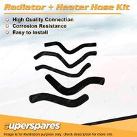 Radiator & Heater Hose Kit for Holden Astra LB 1.5L E15 1984-1986 Manual