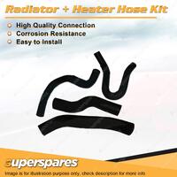 Radiator & Heater Hose Kit for Holden Rodeo RA 3.0L 8V 4JH1TC 2003-2007