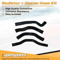 Radiator & Heater Hose Kit for Mitsubishi Scorpion GJ 2.6L 4G54 1980-1982