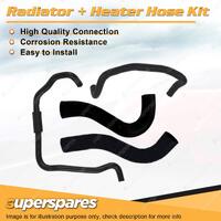 Radiator & Heater Hose Kit for Mitsubishi Triton KA5 ML MN 2.4L 4G64