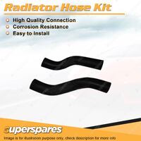 Upper+Lower Radiator Hose Kit for Toyota Landcruiser HDJ100R 4.2L 1HD-FTE 00-07