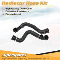 Upper+Lower Radiator Hose Kit for BMW X5 E53 3.0L DOHC MPFI M54B30 2001-2003