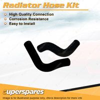 Upper+Lower Radiator Hose Kit for Ford Telstar AT TX5 2.0L SOHC EFI FE 1987-1989