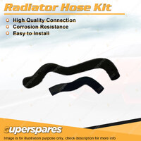 Upper+Lower Radiator Hose Kit for Holden Rodeo KBD27 KBD42 2.2L C223 1981-1985