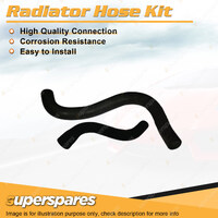 Upper+Lower Radiator Hose for Mitsubishi Pajero iO QA 1.6L MPFI 4G18 1999-2001