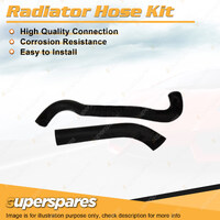 Upper+Lower Radiator Hose Kit for Morris Marina 1.8L OHV Carb 1971-1979