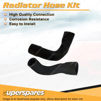 Upper+Lower Radiator Hose Kit for Peugeot 404 1.6L 8V 1.6 KF XC 1960-1972
