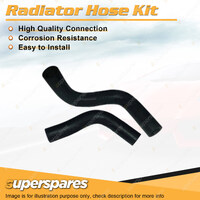 Upper+Lower Radiator Hose for Toyota Hilux RN20 RN25 1.6L OHV Carb 12R 1975-1978