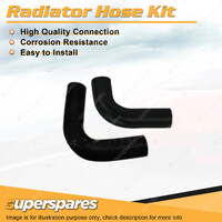 Upper+Lower Radiator Hose Kit for Toyota Corolla KE 1.1L Carb K 1967-1969