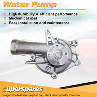 Superspares Water Pump for Hyundai Sonata 2.4L SOHC 16V G4CS 4Cyl Petrol 89-92