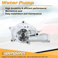 Superspares Water Pump for Hyundai Lantra 1.6L DOHC 16V G4CR 4Cyl Petrol 91-92