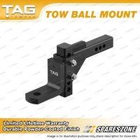 TAG Adjustable Tow Ball Mount - 174mm Drop 199mm Rise Gross Trailer 3500kg