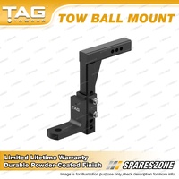 TAG Adjustable Tow Ball Mount - 360mm Drop 385mm Rise Gross Trailer 3500kg