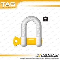 TAG D-Shackle - Thickness 13mm Load Rate 2000kg Galvanised Carbon Steel