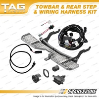 TAG Heavy Duty Towbar & Rear Step & Wiring Kit for Hyundai Staria Load US 4 4W