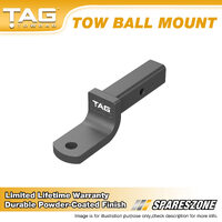 TAG Tow Ball Mount - Pin to Ball 208mm Long 2500kg Gross Trailer Weight