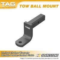 TAG Tow Ball Mount - Pin to Ball 198mm Long 2500kg Gross Trailer Weight