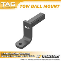 TAG Tow Ball Mount - Pin to Ball 193mm Long 2500kg Gross Trailer Weight