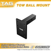 TAG Tow Ball Mount - Adjustable Pintle Mount 50mm Solid Steel Shank