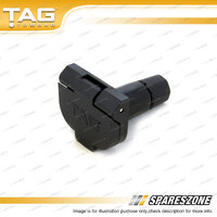 TAG 7 Pin Small Round Socket - Numbered Terminals for Easy Wire Installation