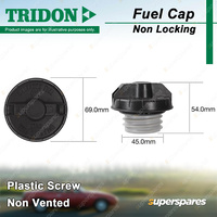 Tridon Non Locking Fuel Cap for Nissan Cefiro EXA Infiniti March Maxima Micra