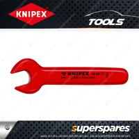 Knipex 1000V Open End VDE Spanner - 24mm Width Across Flats 15 Deg Angled Jaw