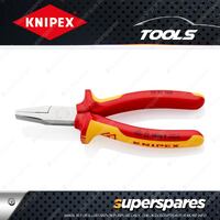 Knipex Flat Nose Plier - 160mm Short Wide Jaws with Chrome-plated Pliers & Head