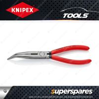 Knipex Snipe Nose Plier Bent - 40 Deg Angled Half-round Long Tapered Jaws 200mm