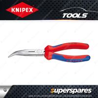 Knipex Snipe Long Nose Cutting Plier Bent - 200mm Half-round Long Pointed jaws