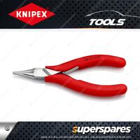 Knipex Electronics Plier - Length 115mm with Flat Wide Jaws Mirror Polished Head