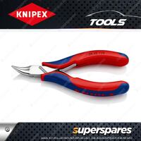 Knipex Electronics Plier - Length 115mm with 45 Degree Bent Half-round Jaws