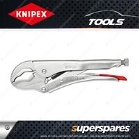 Knipex Grip Plier - 250mm with Adjustment Screw & Release Lever Double Prism Jaw