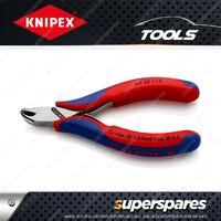 Knipex Electronics End Cutting Nipper - Length 115mm with Oblique End Cutter