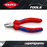 Knipex Diagonal Cutter - Length 125mm Cutting Soft & Hard Wire with Bevel