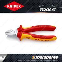 Knipex 1000V Diagonal Cutter - 160mm Long Cutting Soft & Hard Wire with Bevel