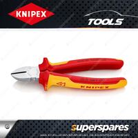 Knipex 1000V Diagonal Cutter - Length 180mm Cutting Edges for Soft & Hard Wires